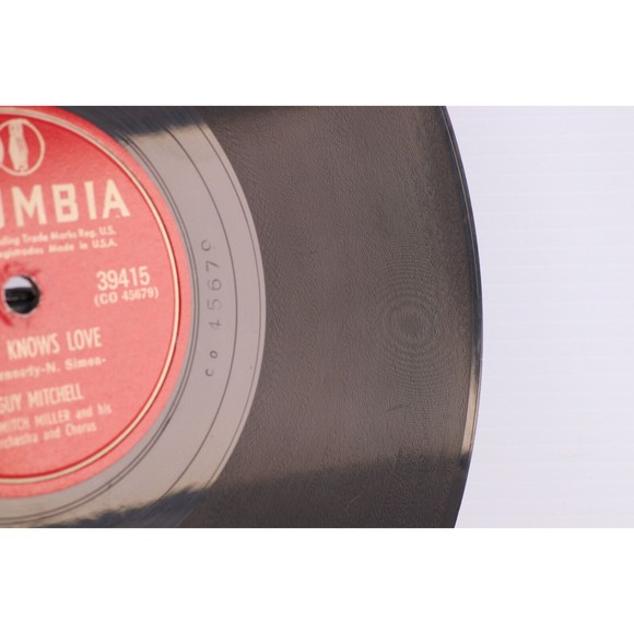 Guy Mitchell -My Truly, Truly Fair/ Who Knows Love 1951 10" 78 rpm Record 39415 - Picture 16 of 16
